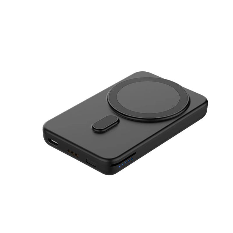 Зарядний Qi W17 3в1 5000 mAh для Phone/Watch/AirPods Чорний (600711) - фото 3