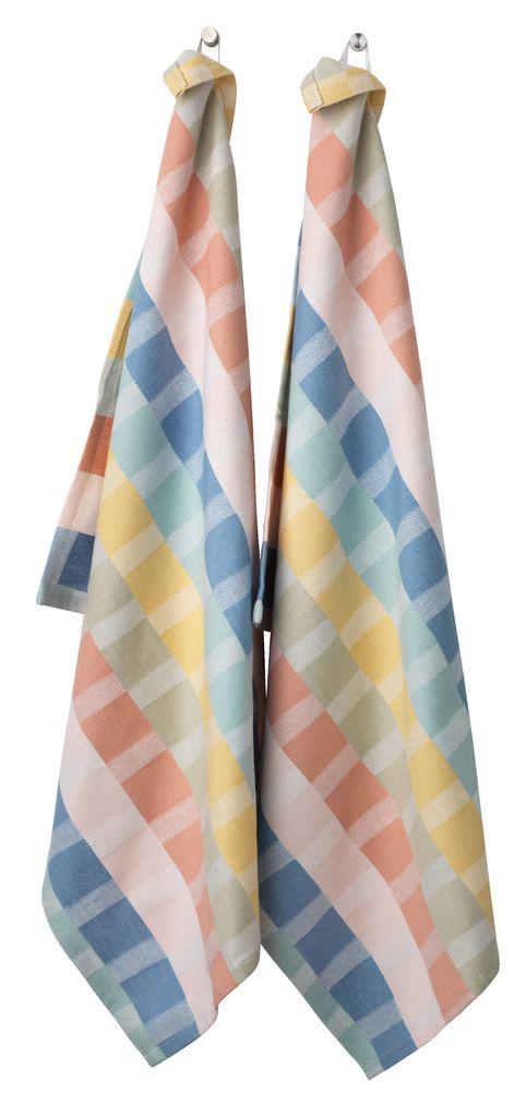 Рушник кухонний 50x70 см 2 шт. Різнокольоровий