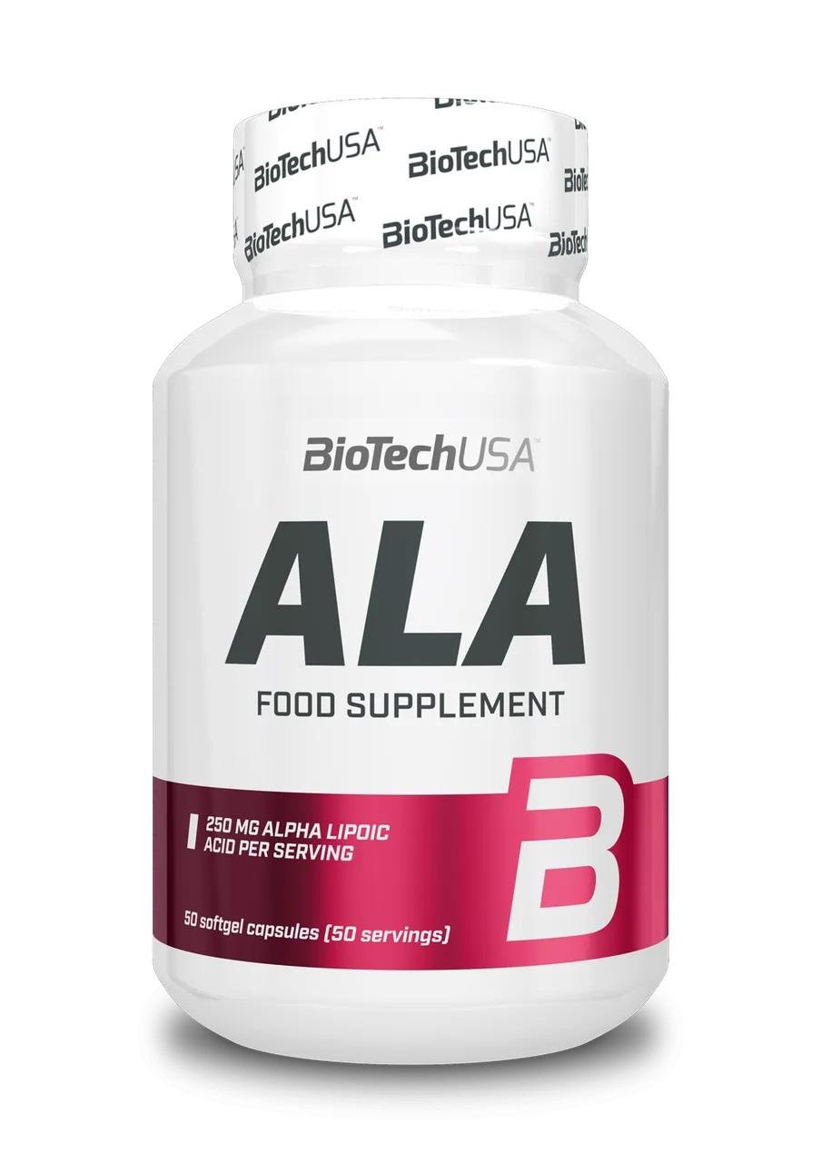 Альфа-липоевая кислота для спорта BioTechUSA ALA /Alpha Lipoic Acid 50 Caps - фото 1