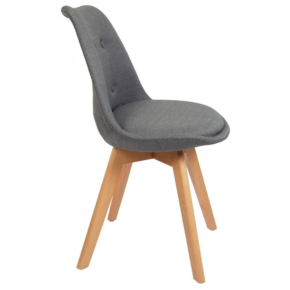 Стул для кухни обеденный Bonro B-4874 Серый (42300087) - фото 3