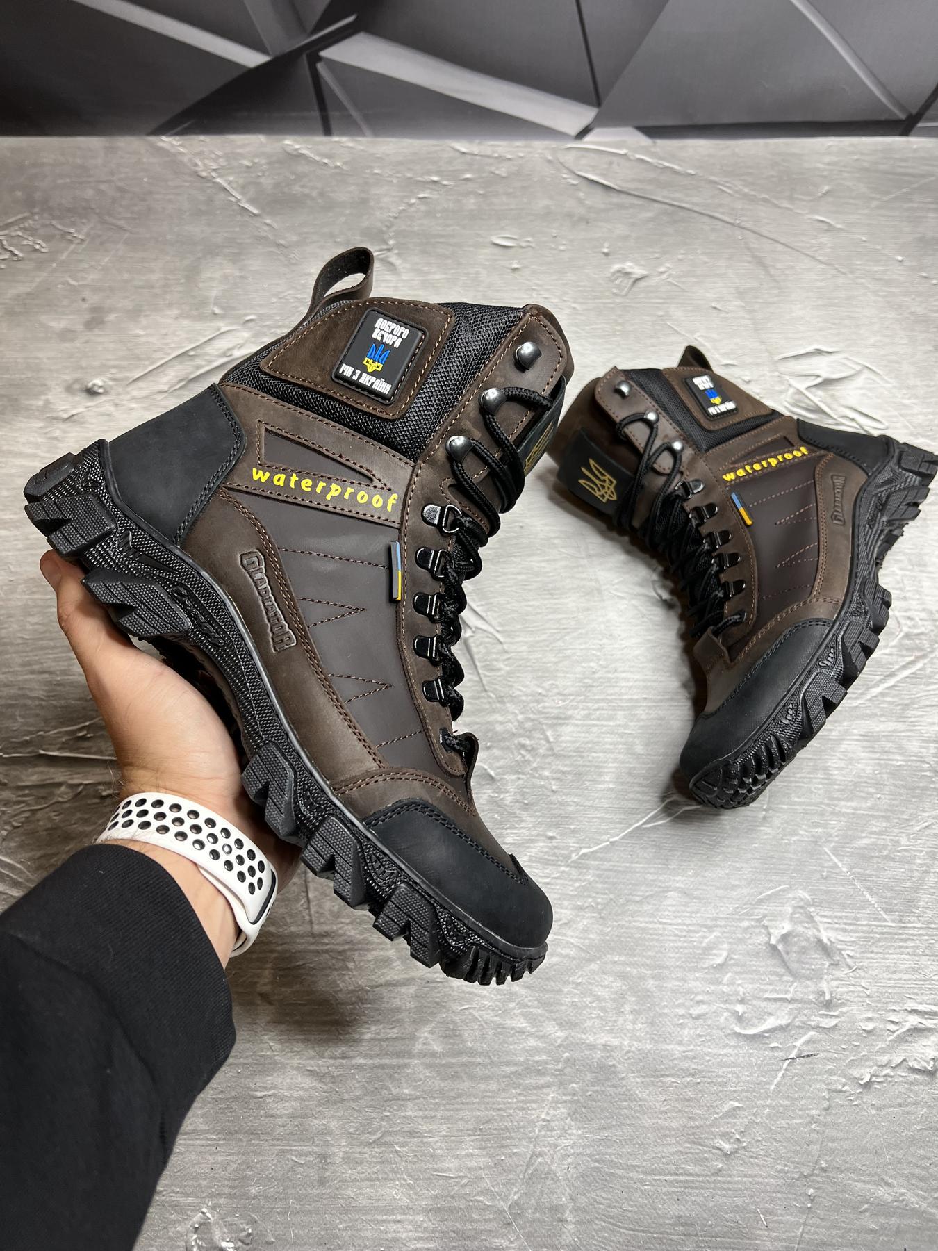 Берці чоловічі із натурального нубука демісезонні р. 40 Brown - фото 6 Берці чоловічі із натурального нубука демісезонні р. 40 Brown - фото 6