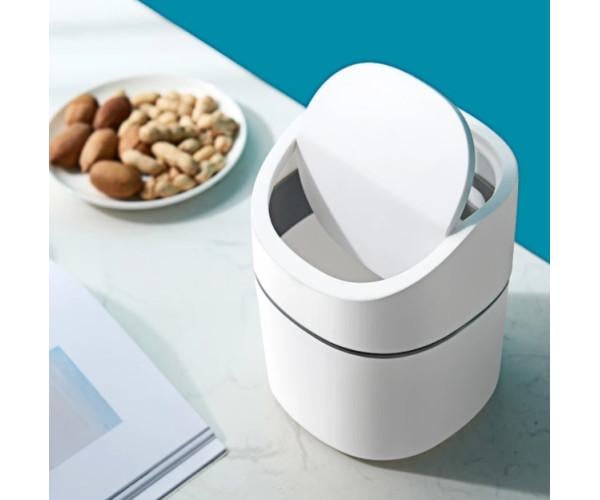 Мусорное ведро косметическое квадратное Белый (897)