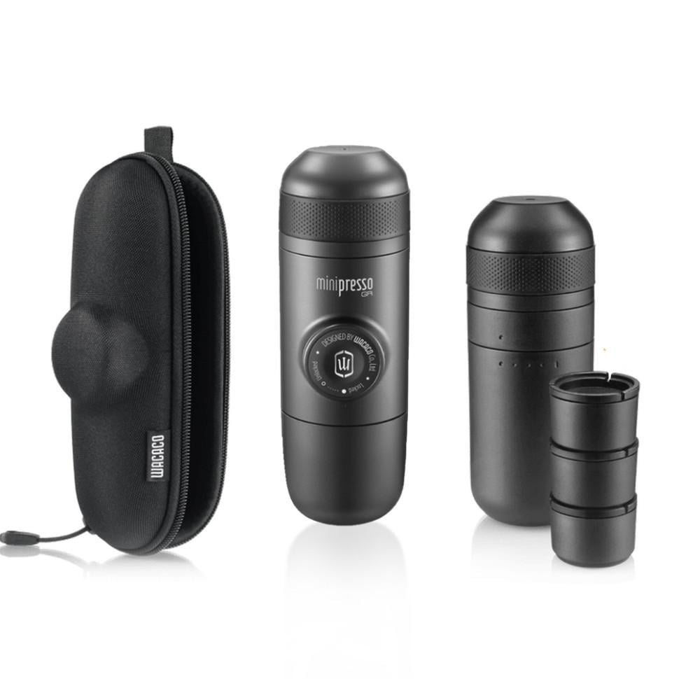 Набор для кофе Wacaco Minipresso GR 8 бар 70 мл и аксессуары Black (MinipressoGRSet1) Набор для кофе Wacaco Minipresso GR 8 бар 70 мл и аксессуары Black (MinipressoGRSet1)