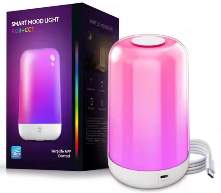 Лампа настільна Smart LED AuraLite Bluetooth/Wi-Fi керування голосом Alexa/Google RGB (505832989)