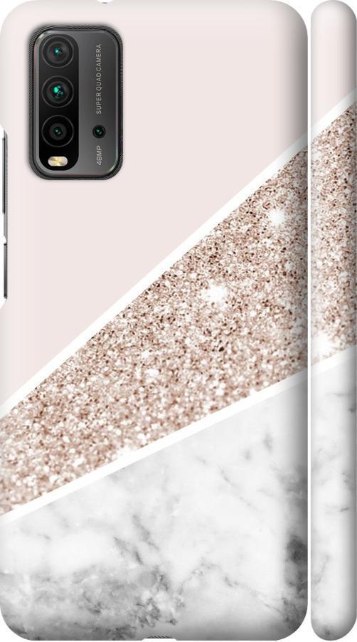 Чехол на Xiaomi Redmi 9T Пастельный мрамор (4342m-2257-42517)