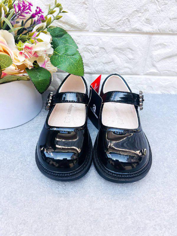 Туфлі класичні для дівчинки Apawwa 1821 р. 28 17,5 см Чорний (1821-2) - фото 2