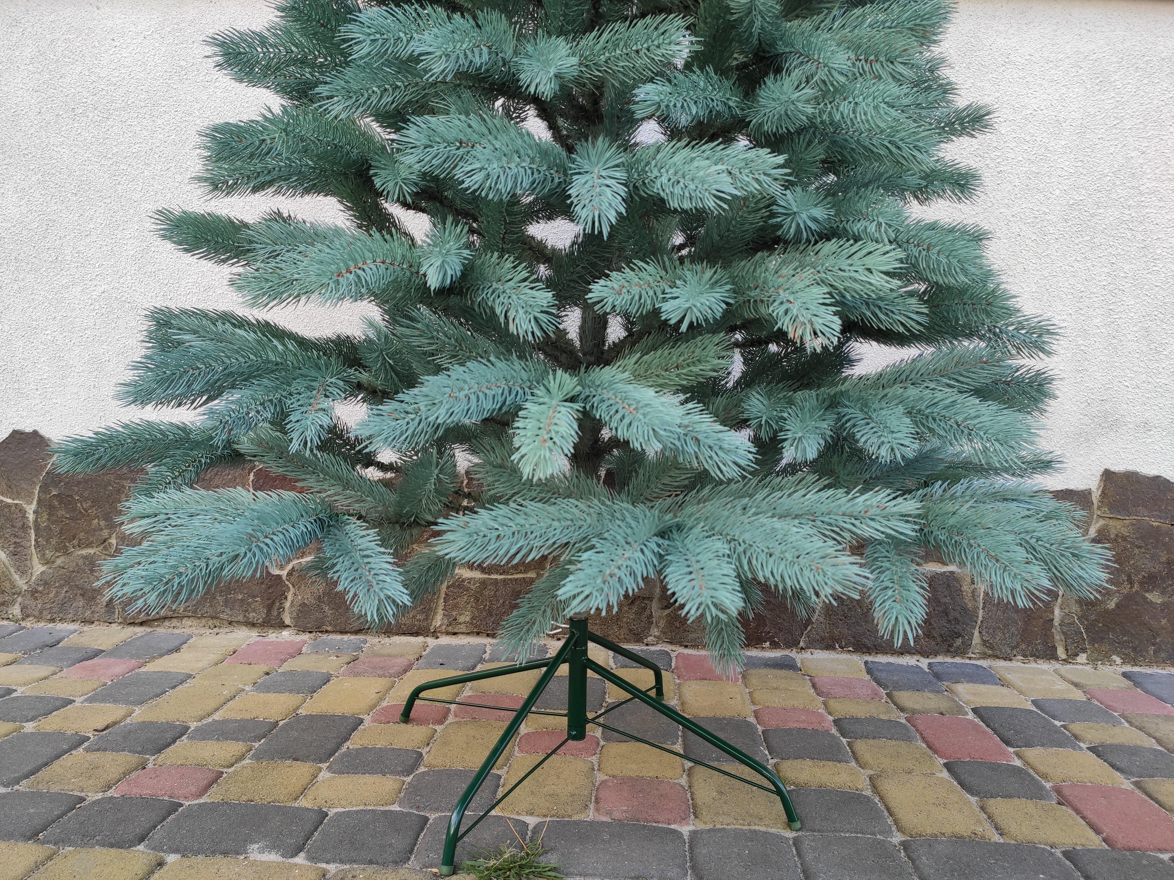 Искусственная елка Буковельская литая 1,5 м Голубой (30317397) - фото 2 Искусственная елка Буковельская литая 1,5 м Голубой (30317397) - фото 2