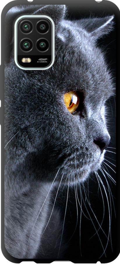 Чехол на Xiaomi Mi 10 Lite Красивый кот (3038b-1924-42517)