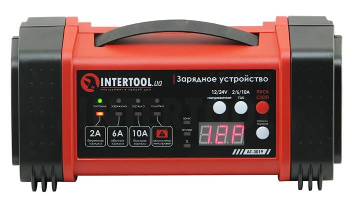 Зарядное устройство Intertool AT-3019 12/24 В