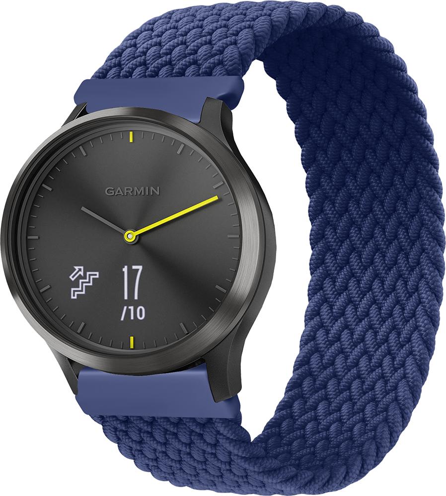 Ремешок Solo Loop для Garmin Vivomove HR (145 мм) Blue (22235-28)