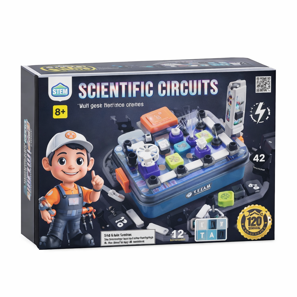 Конструктор электронный 77-50B с игровым полем звук/свет 58 дет. (2941580907)