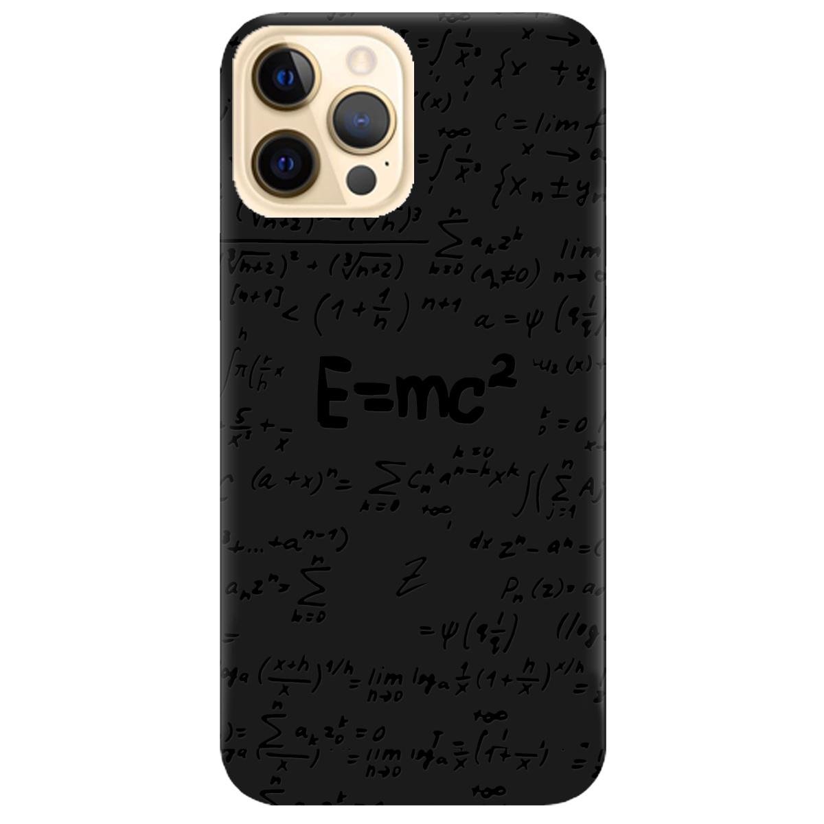 Силіконовий чохол Zorrov для Apple iPhone 12 Pro Max - Black Einstein (14060050143088157)