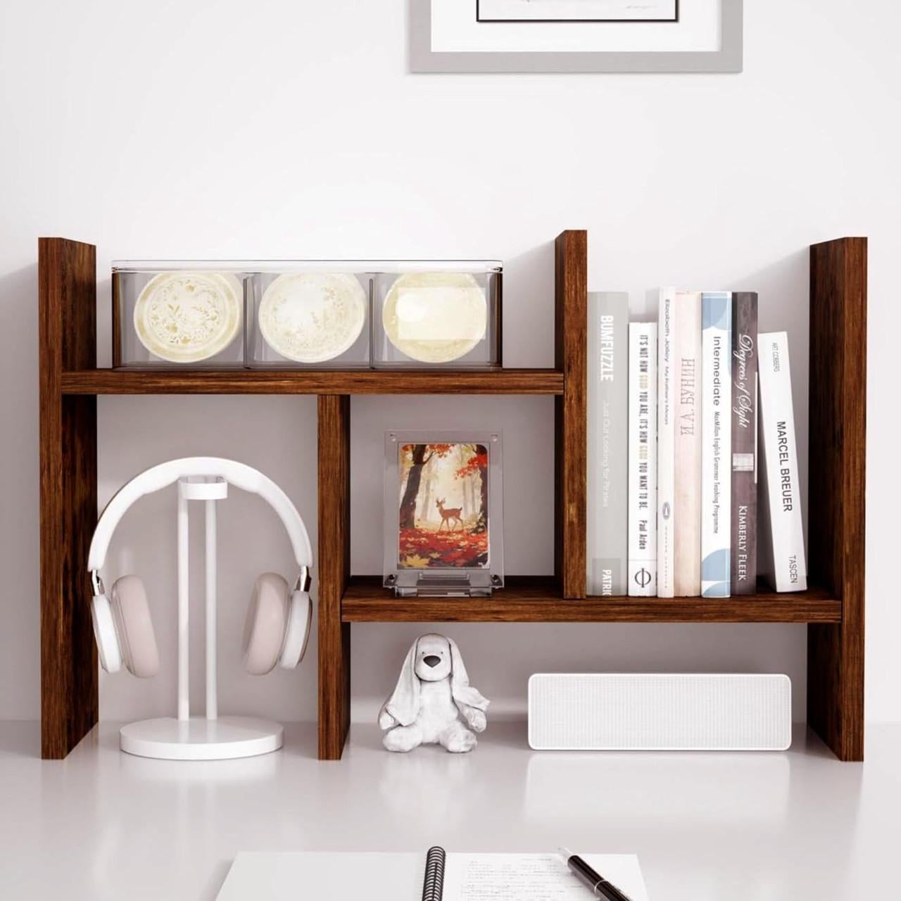 Полиця книжкова настільна з дерева Маралос Терракот (КПА-026032)