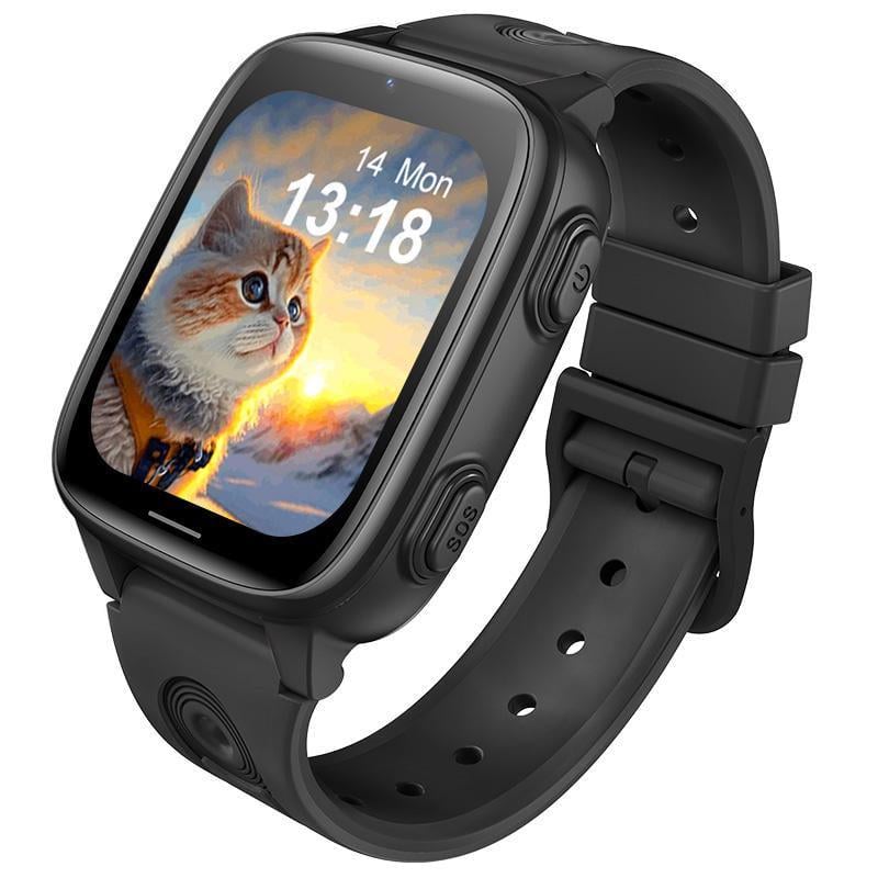 Смарт годинник-телефон дитячий Wonlex CT23 з відеодзвінком WI-FI GPS SIM-карта Black (18356)