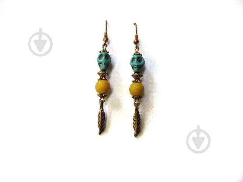 Женские серьги N31 Череп (956031)