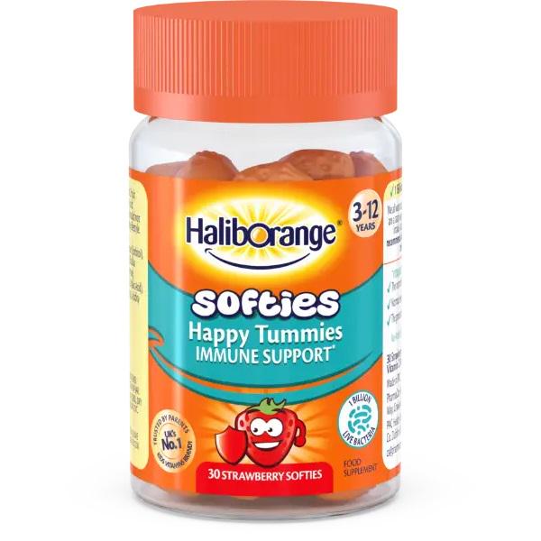 Комплекс для профилактики пищеварения у детей Haliborange Kids Happy Tummies Strawberry 30 Gummies (000020713) Комплекс для профилактики пищеварения у детей Haliborange Kids Happy Tummies Strawberry 30 Gummies (000020713)