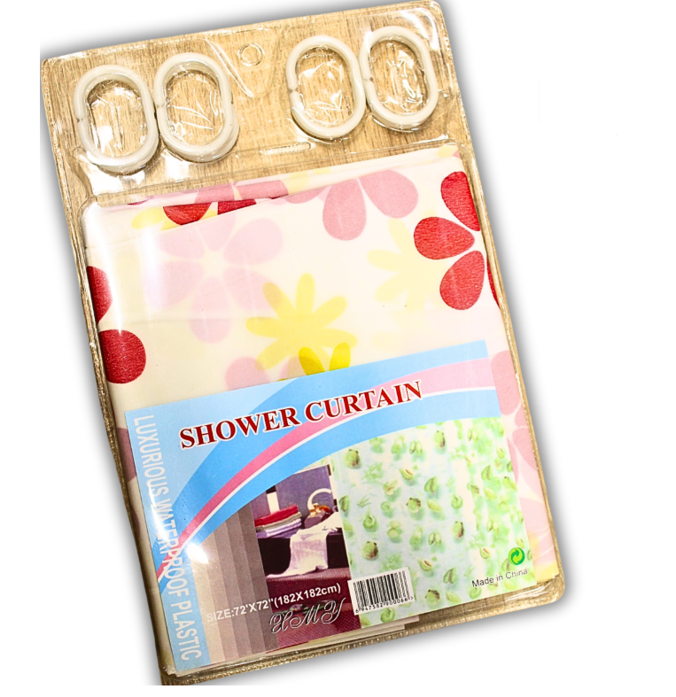 Занавеска/шторка для душа 182х182 см Ромашка