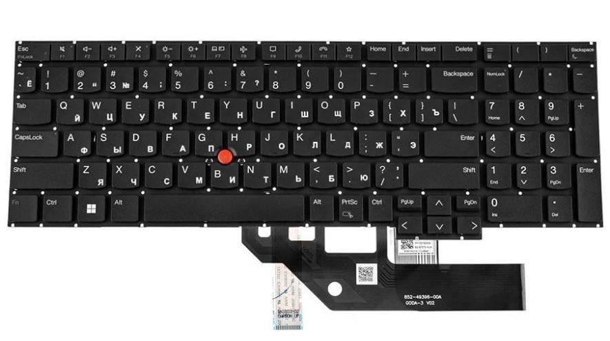 Клавиатура для ноутбука Lenovo ThinkPad E16 Gen 1 (183344) Клавиатура для ноутбука Lenovo ThinkPad E16 Gen 1 (183344)