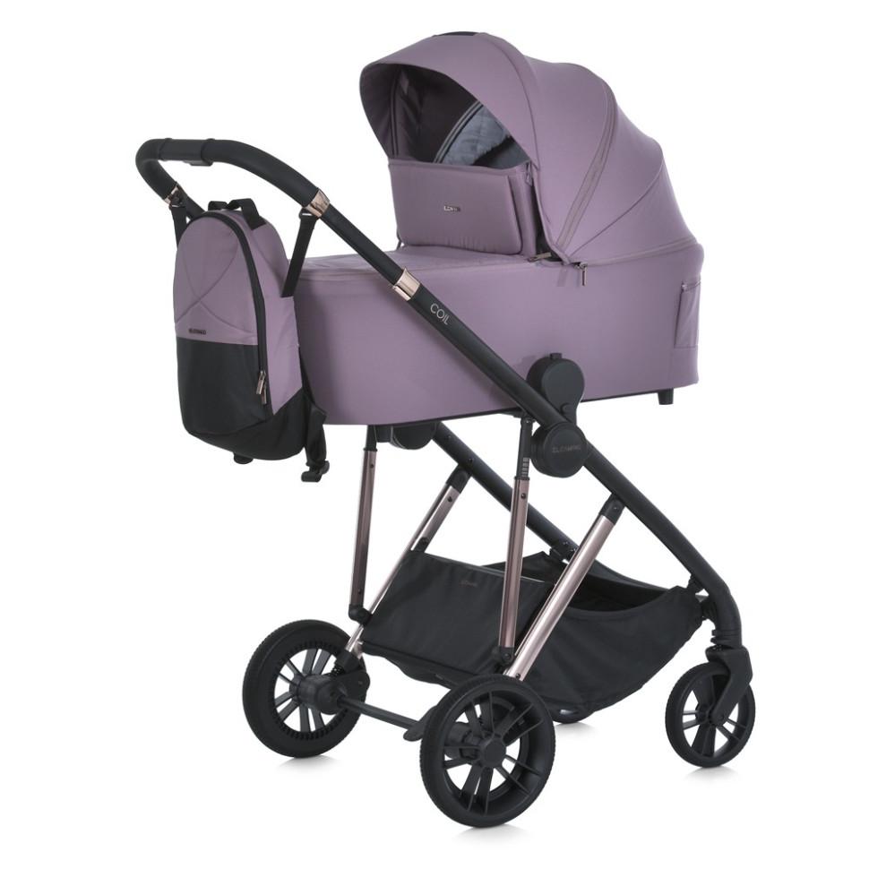 Коляска універсальна COIL ME 1190 2в1 Grape Pink (8817)