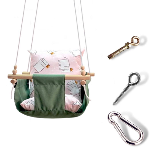 Дитяча гойдалка Infancy Слоники Оливковий (10142314)