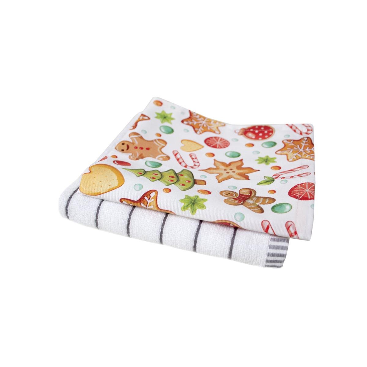 Набор полотенец Lotus Home Christmas Sweets 2 шт. 40x60 см (svt-2000022348232) - фото 3 Набор полотенец Lotus Home Christmas Sweets 2 шт. 40x60 см (svt-2000022348232) - фото 3