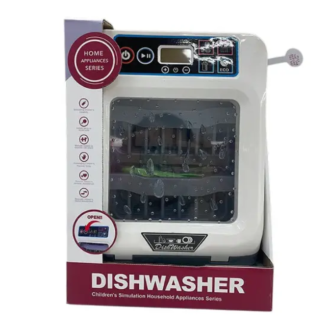 Посудомийна машина 998-5L на батарейках світло та звук в коробці Посудомийна машина 998-5L на батарейках світло та звук в коробці