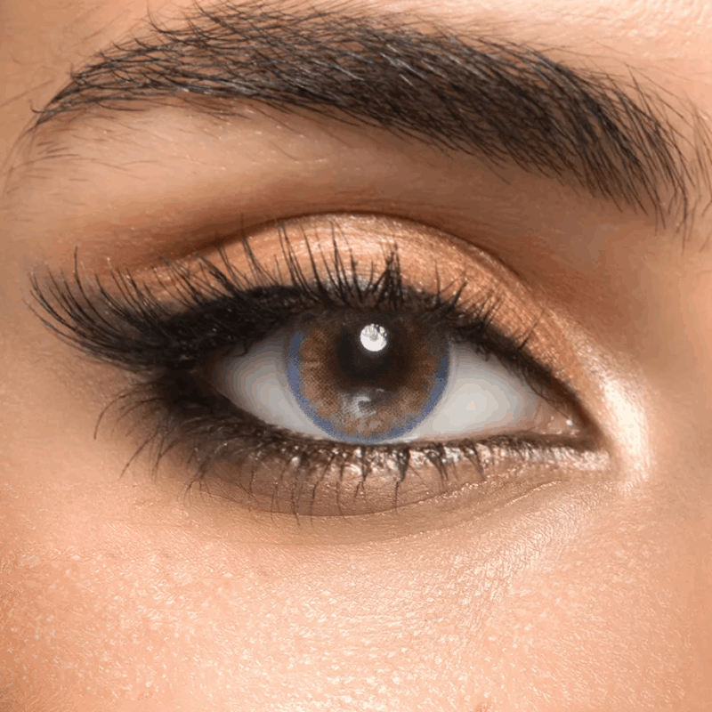 Контактные линзы карие с диоптриями Elite Lens Айс Мун Блу -5,00 14,5 мм 2 шт. Коричневый (86734537)