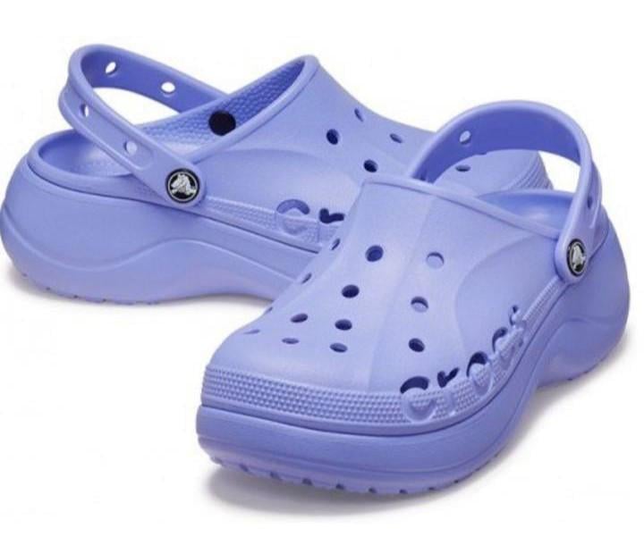 Крокси жіночі Crocs Baya Platform Clog Dreamscape р. 36-37 Лавандовий (25577)