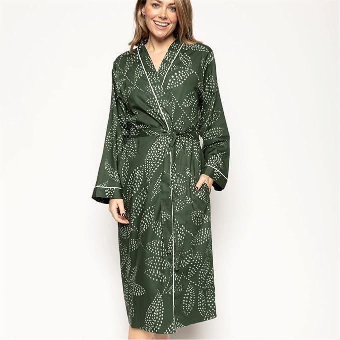 Халат женский длинный CYBERJAMMIES Imogen 9345 20 3XL Хаки (9275)