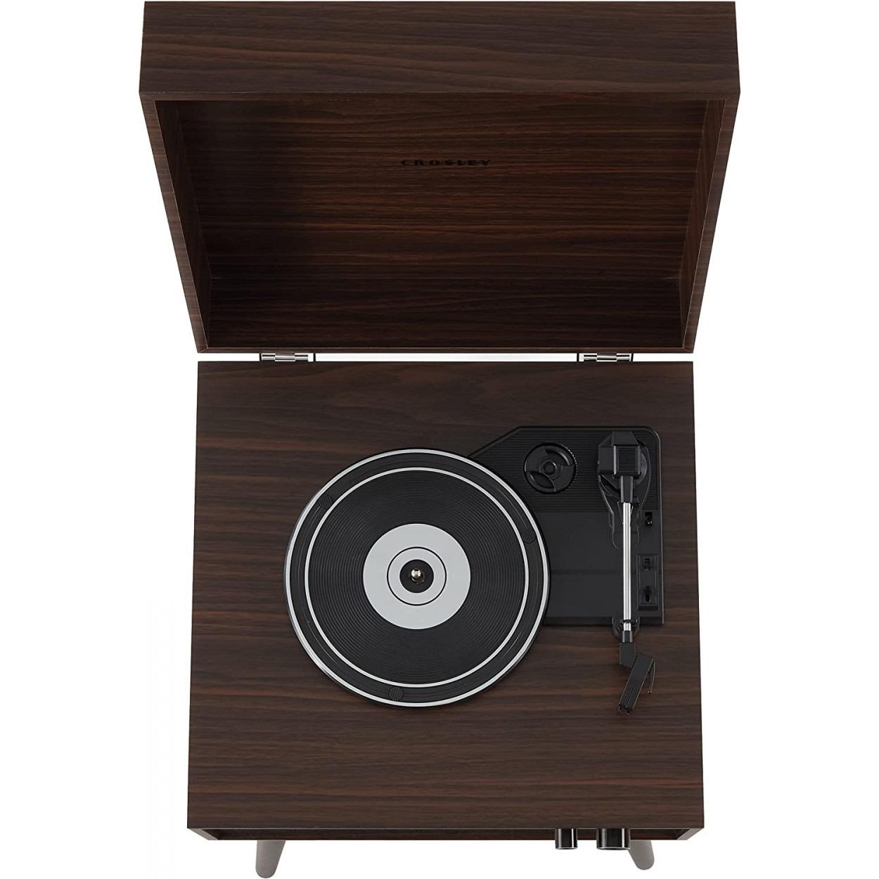 Граммофон Crosley Jasper Turntable Walnut (13298141) - фото 5