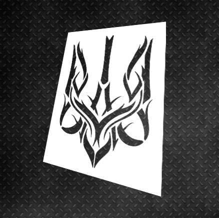 Трафарет багаторазовий DFA Герб 2 України для штукатурки та фарби (X00041)