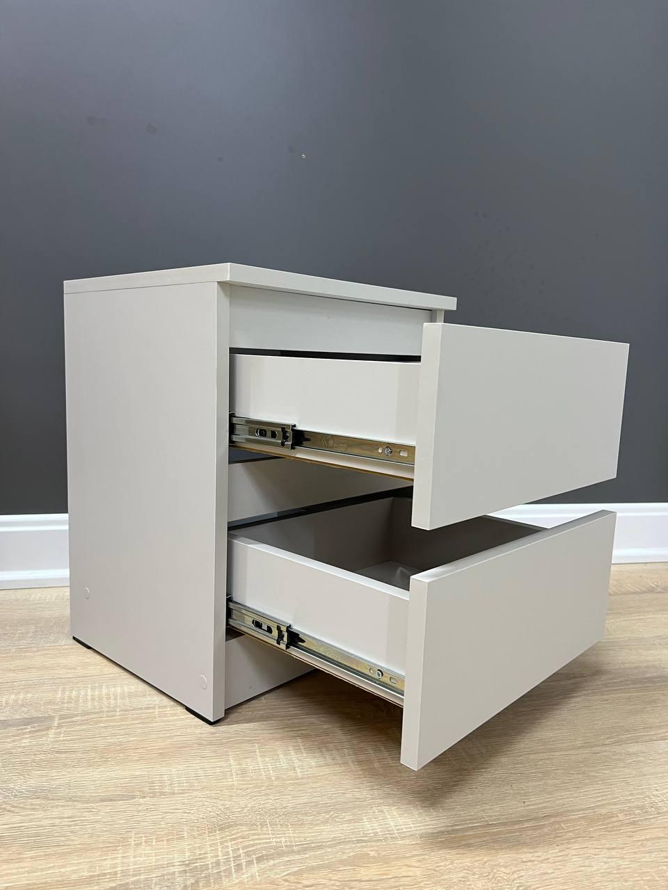 Тумба приліжкова Кватро 2 шухляди 400х480х340 мм Кашемір - фото 4 Тумба приліжкова Кватро 2 шухляди 400х480х340 мм Кашемір - фото 4