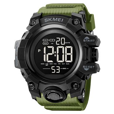 Наручные часы мужские Skmei 2140AG Зеленый (29079616)