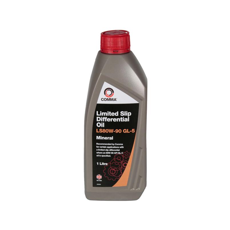 Мастило трансмісійне COMMA LS GEAR OIL 80W-90 GL5 1 л (LS80W901L)