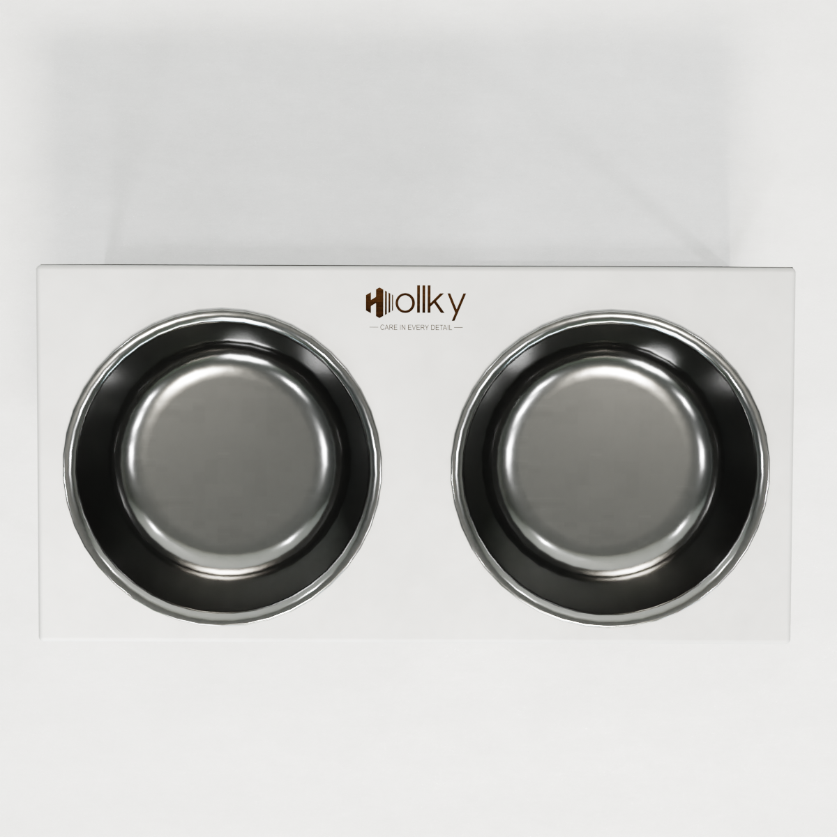 Миски на подставке для очень больших собак Hollky Base XXL40 2х2,8 л (BXXL40-643240-GRWH) - фото 3 Миски на подставке для очень больших собак Hollky Base XXL40 2х2,8 л (BXXL40-643240-GRWH) - фото 3