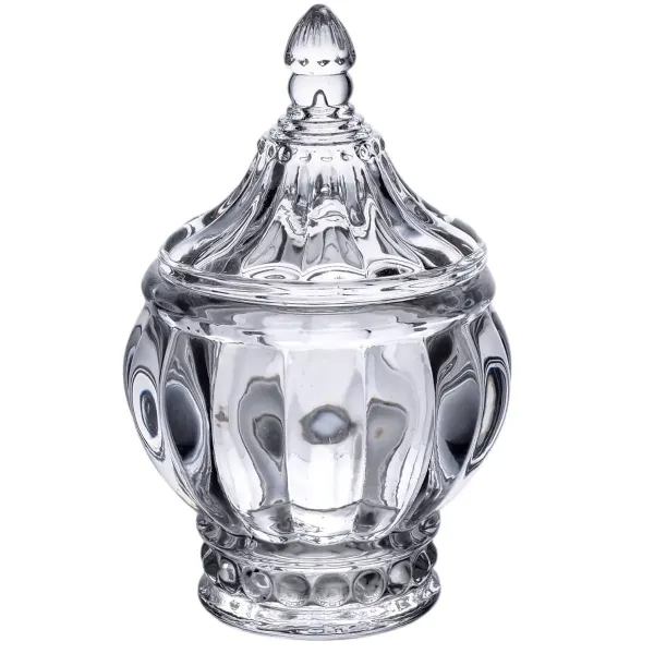 Сахарница с крышкой Pearl из толстого стекла (HP-4-107)