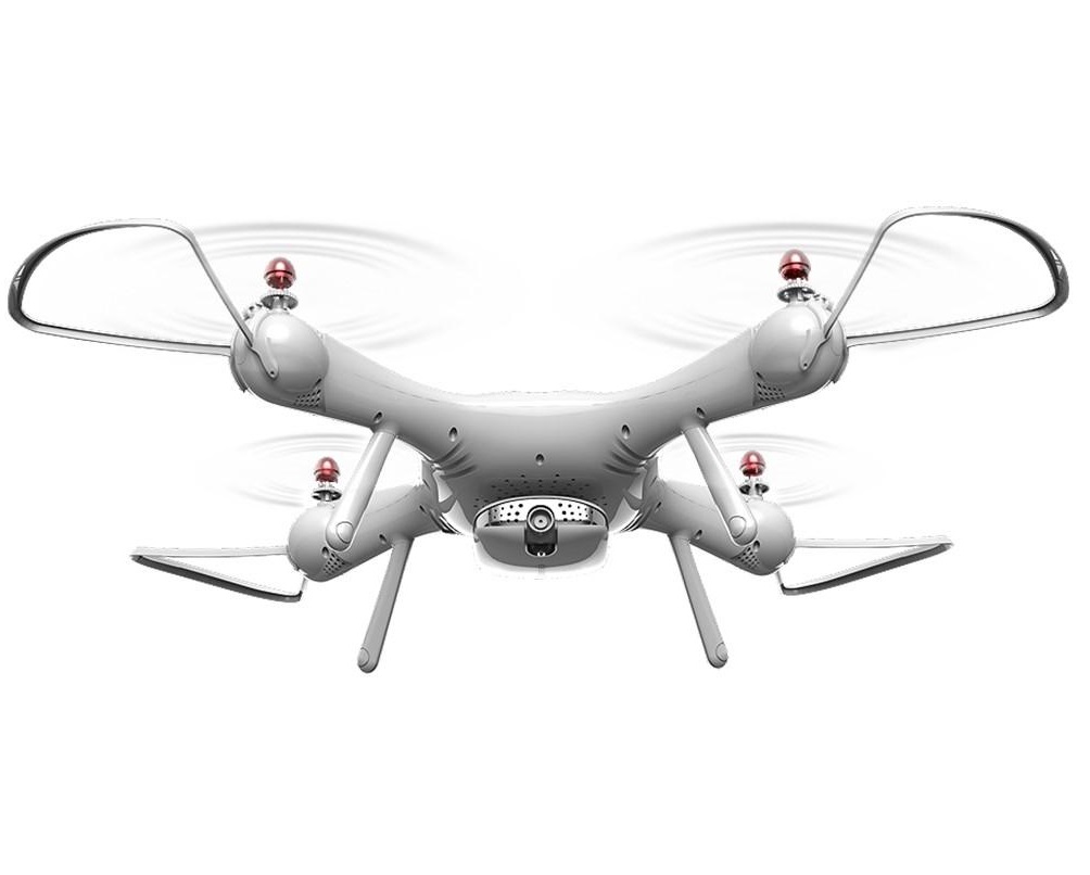 Квадрокоптер Syma X25 PRO с системой GPS и FPV HD-камерой Белый (969) - фото 3