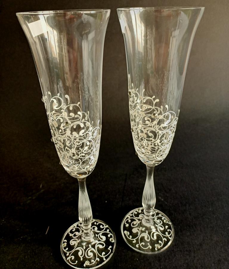 Бокалы свадебные Bohemia Sandy 190 мл 2 шт. (8526)