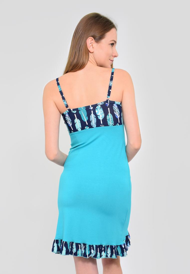 Ночная рубашка N.EL 921 M Голубой - фото 3 Ночная рубашка N.EL 921 M Голубой - фото 3