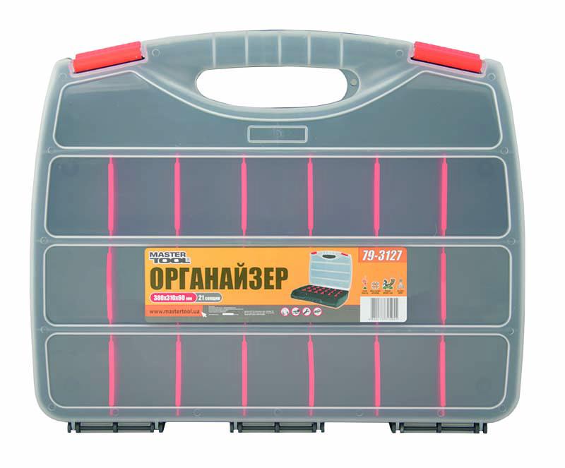 Органайзер MasterTool GM з ручкою 21 секція 15" (Арт.: 79-3127)