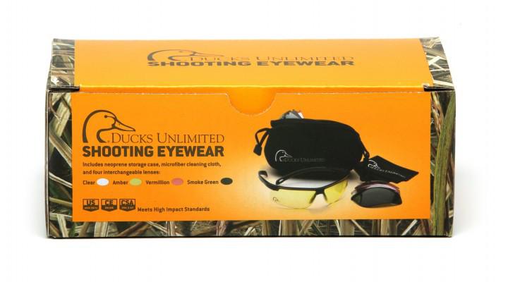 Окуляри захисні Ducks Unlimited Ducab-2 shooting KIT Anti-Fog зі змінними лінзами - фото 10