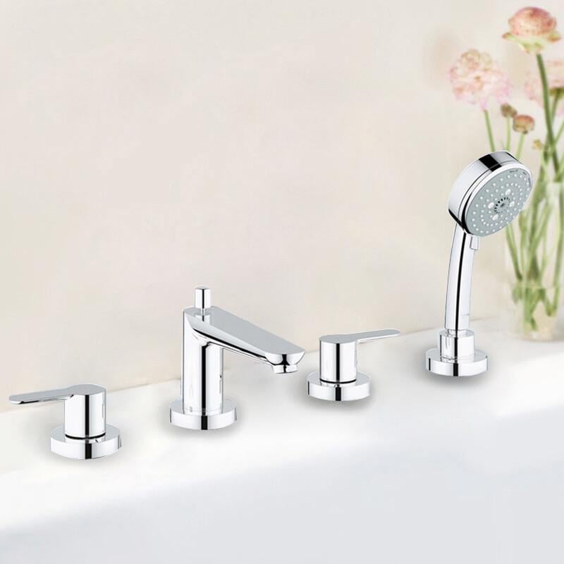 Змішувач на борт ванни Grohe BauLoop 2511900A на чотири отвори Хром (111267) - фото 3 Змішувач на борт ванни Grohe BauLoop 2511900A на чотири отвори Хром (111267) - фото 3