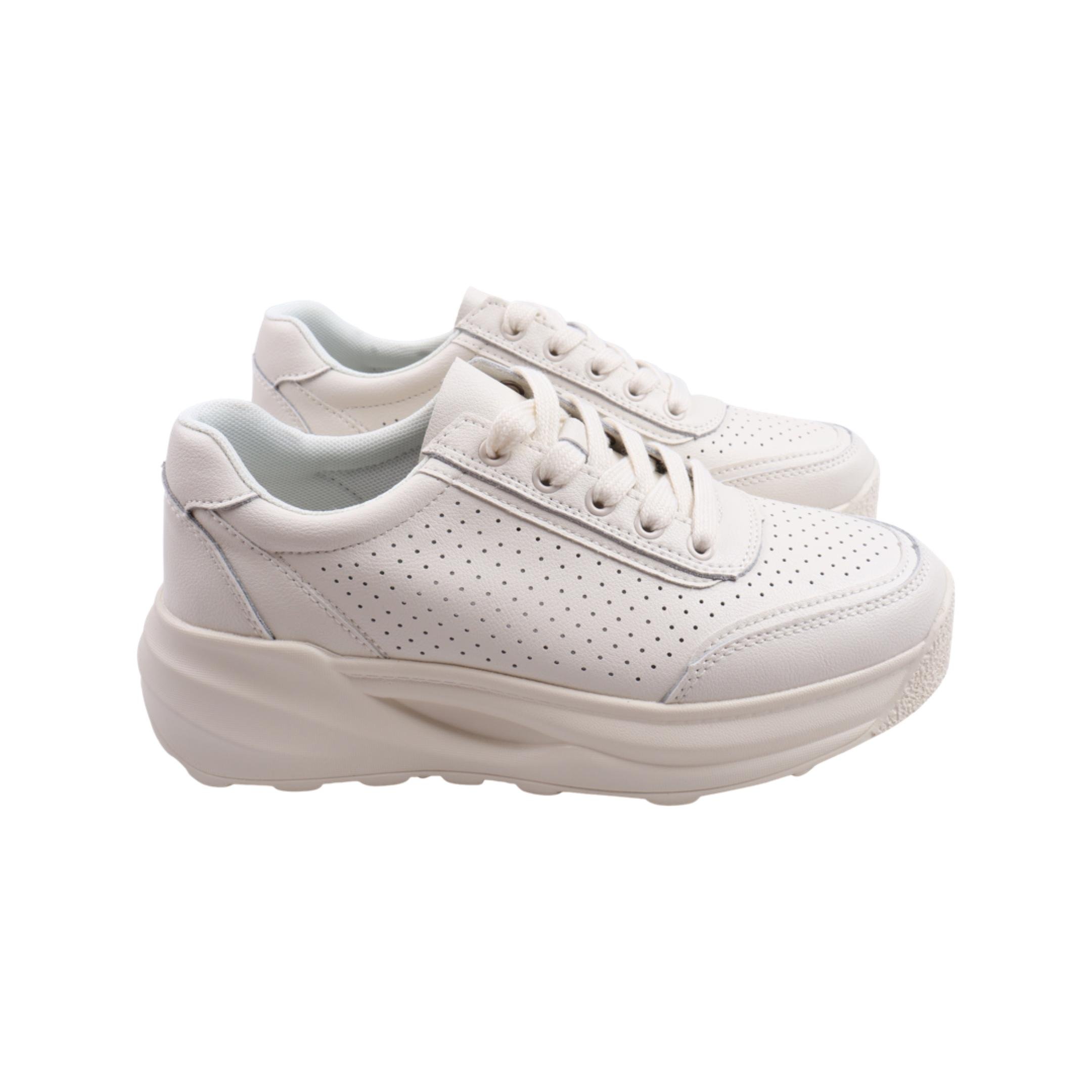 Кроссовки женские Li Fexpert из кожи р. 40 Молочный (1180-23LTS)