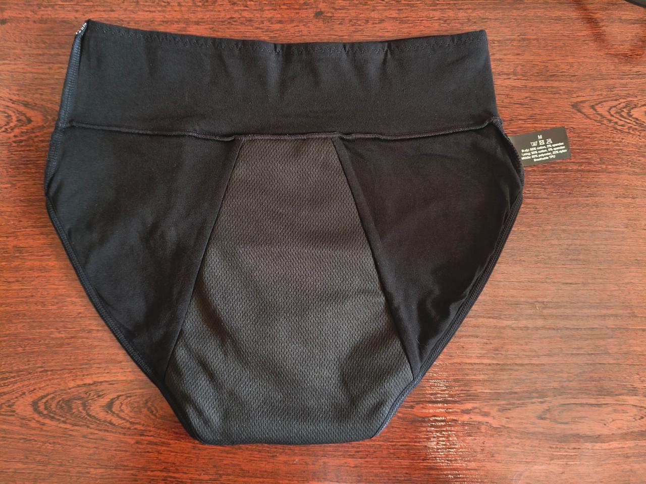 Трусы впитывающие для месячных от протеканий с 4-х слойной ластовицей от переднего до заднего пояса L Черный (2751590145) - фото 4