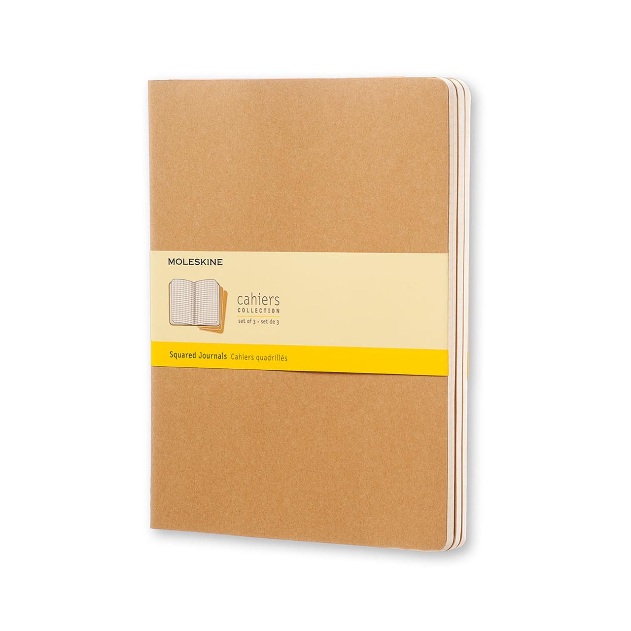 Блокнот Moleskine Cahier средний 13х21 см 80 страниц клетка Бежевый (9788883705052)