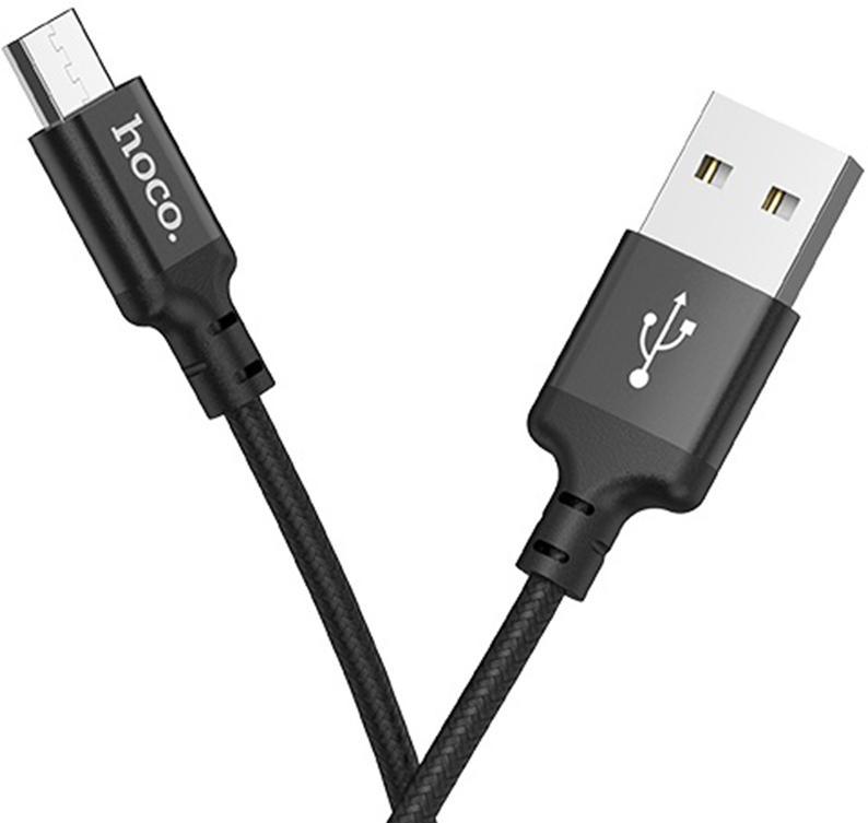 Кабель интерфейсный Hoco X14 USB-microUSB 1 м (10724)