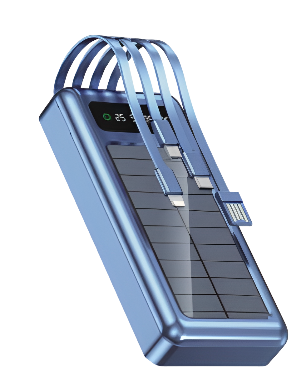 Зовнішній акумулятор із сонячною панеллю UKC 8412 20000 mAh