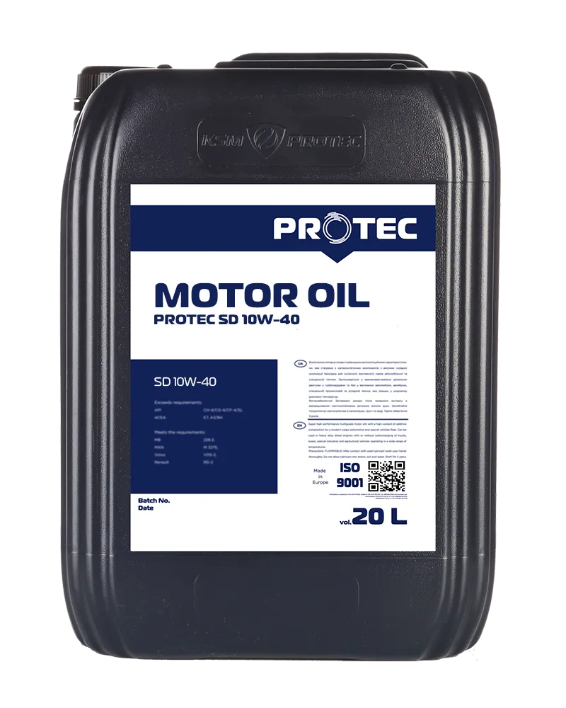 Масло моторное Protec SD 10W-40 20 л