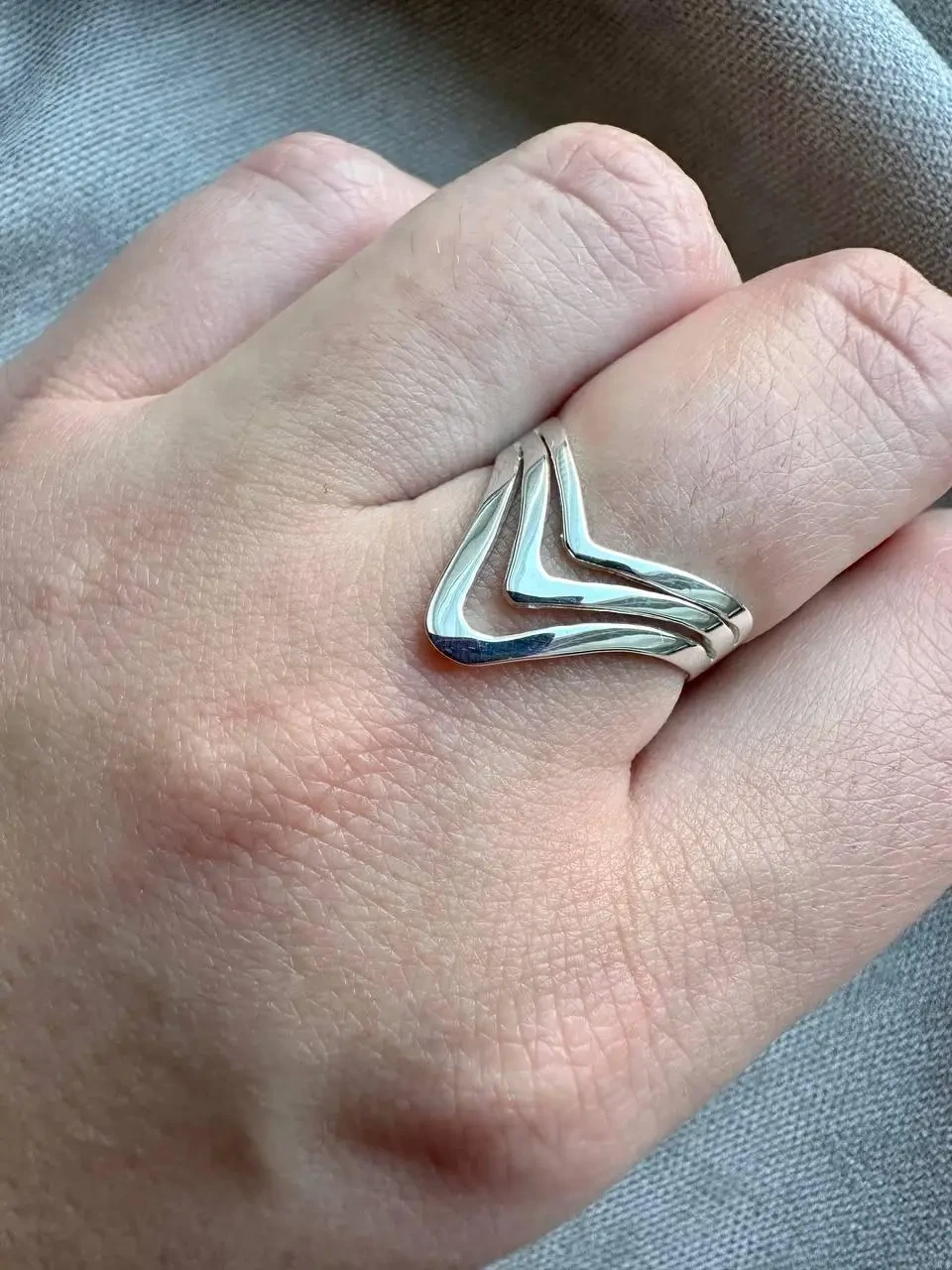 Колечко фаланговое Его р. 19 925 проба (30069979) - фото 5 Колечко фаланговое Его р. 19 925 проба (30069979) - фото 5