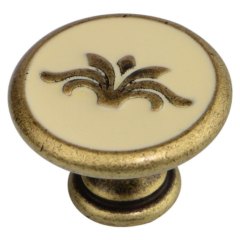 Мебельная ручка Bosetti Marella D 24177.01.030 Бронзовый/Кремовая эмаль (18632) - фото 1 Мебельная ручка Bosetti Marella D 24177.01.030 Бронзовый/Кремовая эмаль (18632) - фото 1